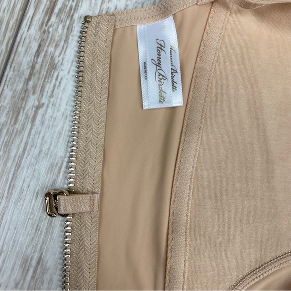 HONEY BIRDETTE 32DD 70E bustier corset shaper top push up nude skin color - Picture 6 of 9